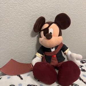 Disney Parks Plush Mickey Mouse Pirates Of The Caribbean 16"